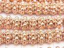 Copper  Rondelle 8x8x5mm half or 1strand beads (aprx.7inch/18cm)