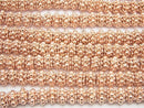 Copper  Rondelle 8x8x5mm half or 1strand beads (aprx.7inch/18cm)