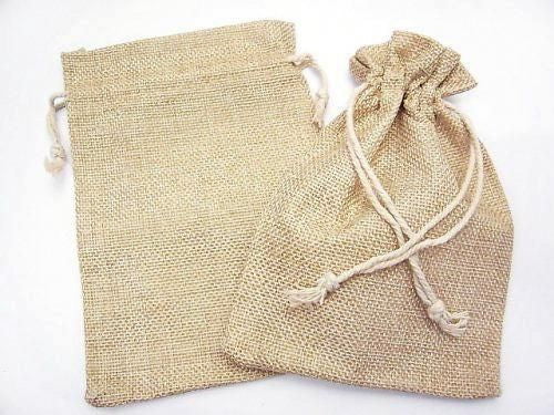Drawstring bag (hemp) [Large size] 1pc $0.79-!