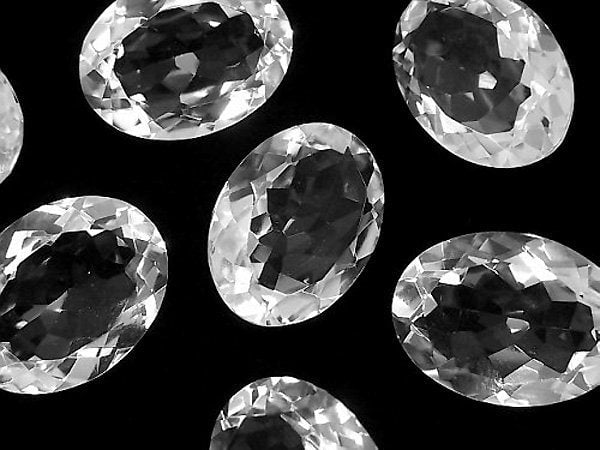 Crystal Quartz, Oval, Undrilled Gemstone Beads