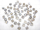 [Video] High Quality Labradorite AAA- Square Cabochon 4x4mm 10pcs