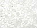 [Video]High Quality White Moonstone AAA Loose stone Round Faceted 3x3mm 10pcs