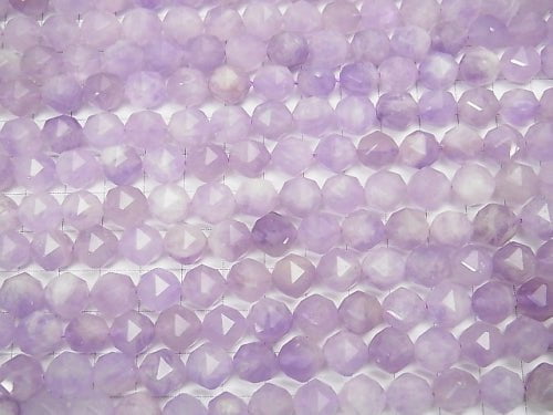 High Quality! Lavender Amethyst AA + Star Faceted Round 10mm half or 1strand beads (aprx.15inch / 37cm)