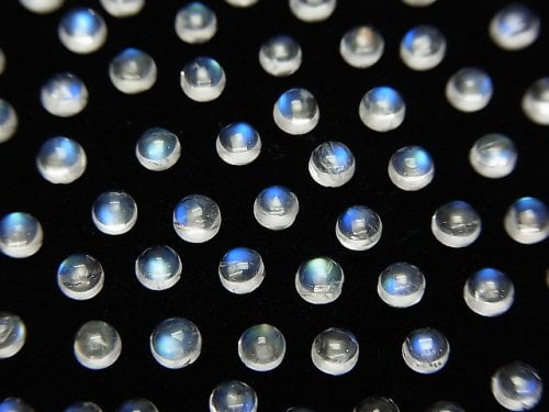 Cabochon, Rainbow Moonstone Gemstone Beads