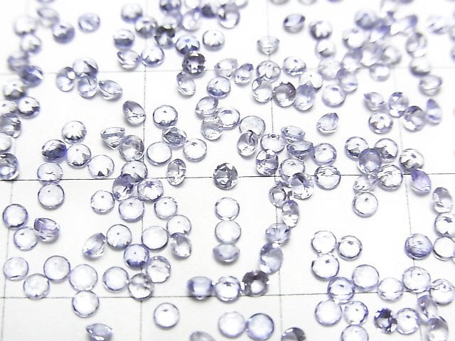 [Video] High Quality Tanzanite AAA Undrilled Round Faceted 2x2x1mm 25pcs $6.79!