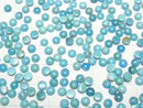 [Video] Arizona Kingman Turquoise AA++ Round Cabochon 4x4mm 10pcs