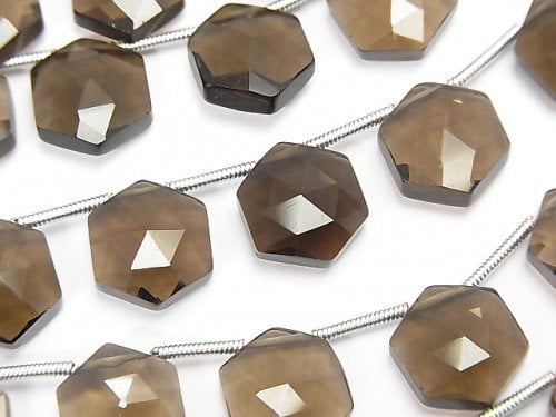 Rose, Smoky Quartz Gemstone Beads