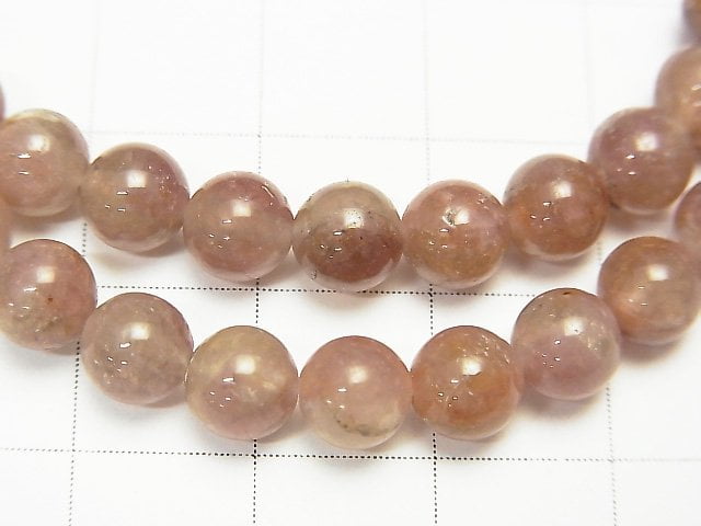 [Video]1strand $19.99! Pink Tourmaline Silica AA Round 6mm NO.1 1strand (Bracelet)