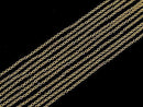 14KGF Cable Chain 1.1mm 10cm