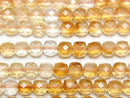 [Video] High Quality! Citrine AA++ Cube Shape 4.5x4.5x4.5mm half or 1strand beads (aprx.15inch/37cm)