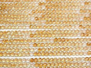 [Video] High Quality! Citrine AA++ Cube Shape 4.5x4.5x4.5mm half or 1strand beads (aprx.15inch/37cm)