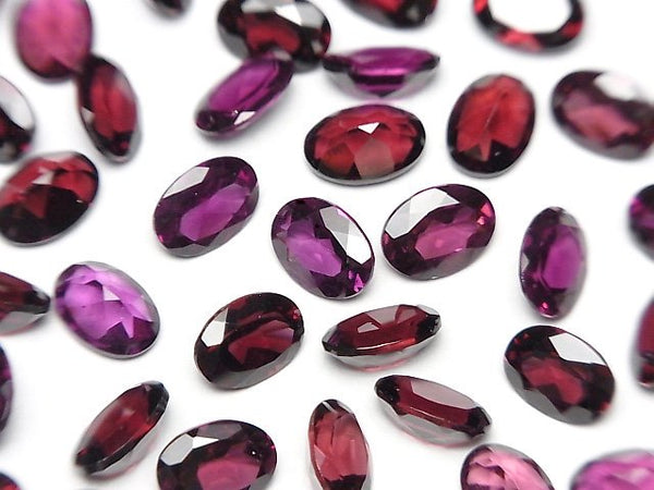 Garnet, Oval, Undrilled Gemstone Beads