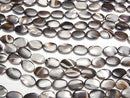 [Video]Mother of Pearl MOP Brown Oval 12x8mm 1strand beads (aprx.15inch/38cm)