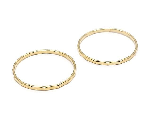 [Video] 14KGF Design Ring 1pc