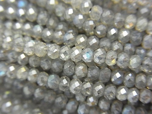 Labradorite, Roundel Gemstone Beads