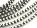 Silver925 Navajo Pearl Round 4mm 10pcs