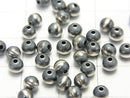 Silver925 Navajo Pearl Round 4mm 10pcs