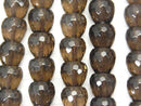 Smoky Quartz AAA Apple Shape 10mm half or 1strand beads (aprx.15inch/36cm)