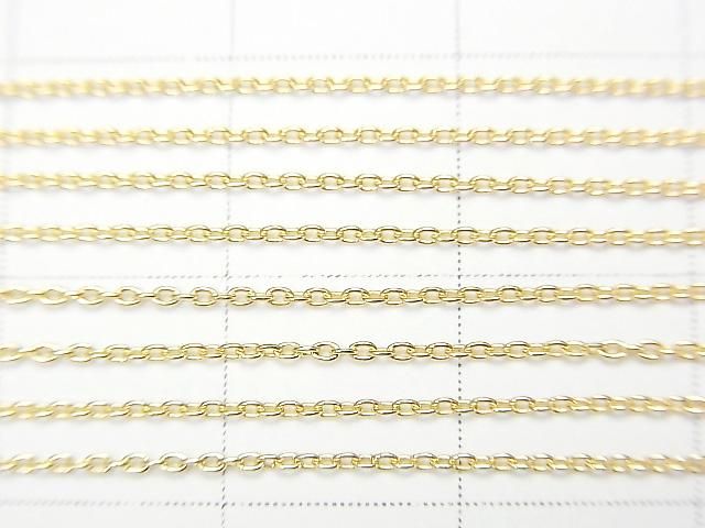 [18K Yellow Gold] Cable Chain 10cm