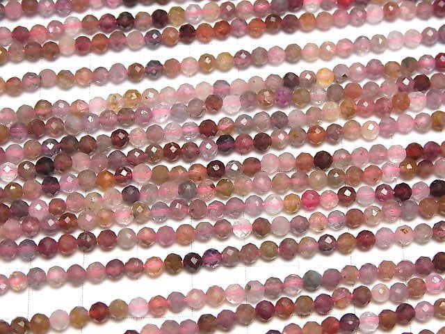 High Quality! Multicolor Spinal AAA Faceted Round 3mm half or 1strand beads (aprx.15inch / 38cm)