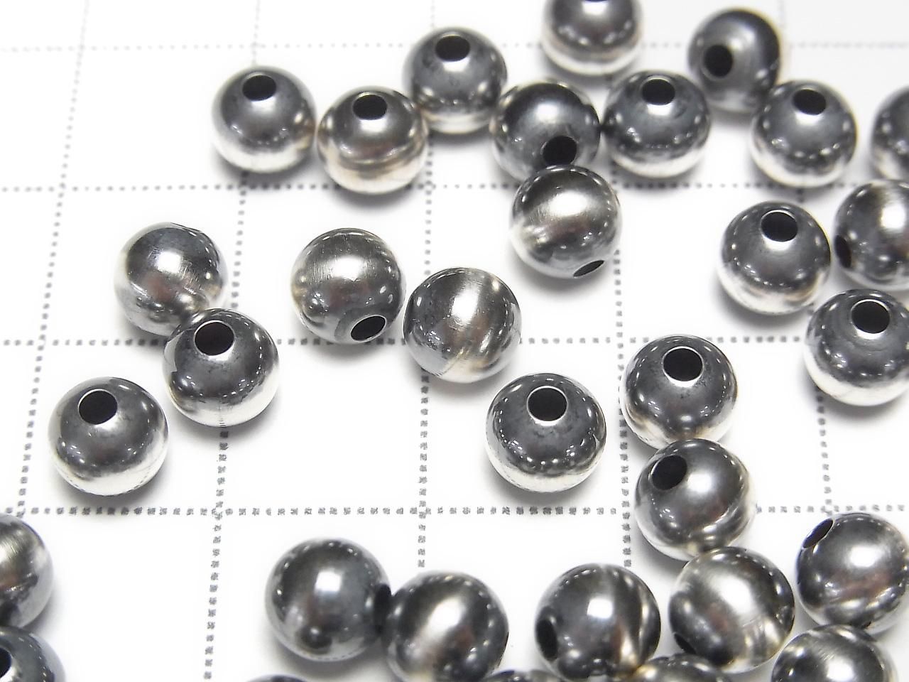 925純銀納瓦荷珍珠圓珠6mm 4顆