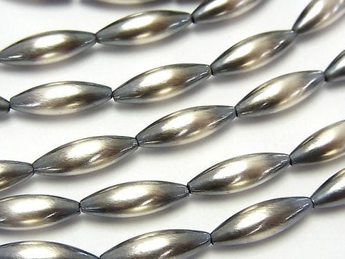 Silver925 Navajo Pearl Rice 15x5mm 2pcs