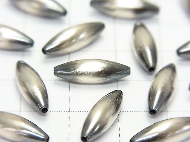 Silver925 Navajo Pearl Rice 15x5mm 2pcs