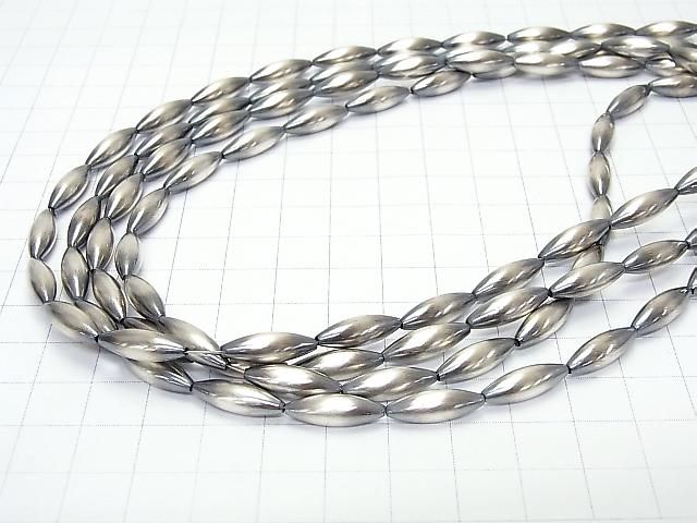 Silver 925 Navajo Pearl Rice 15x5mm 2pcs
