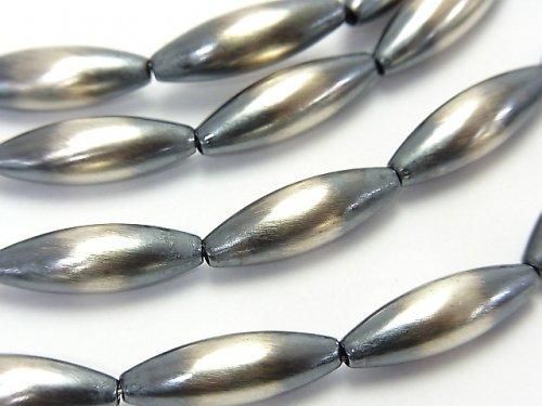 Silver 925 Navajo Pearl Rice 18x6mm 1pc