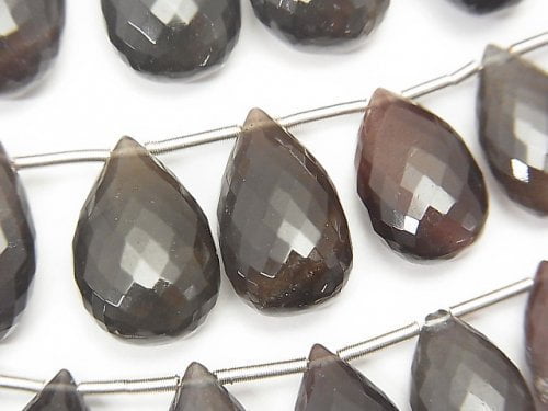 Faceted Briolette, Pear Shape, Scapolite Gemstone Beads