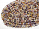 [Video] Multicolor Quartz Round 6mm 1strand beads (aprx.15inch/36cm)