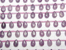 [Video] Lepidolite AA++ Pear shape (Smooth) 12x8x5mm half or 1strand beads (aprx.15inch / 37cm)