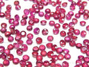 [Video]High Quality Ruby AAA+ Loose stone Round Faceted 3x3mm 1pc
