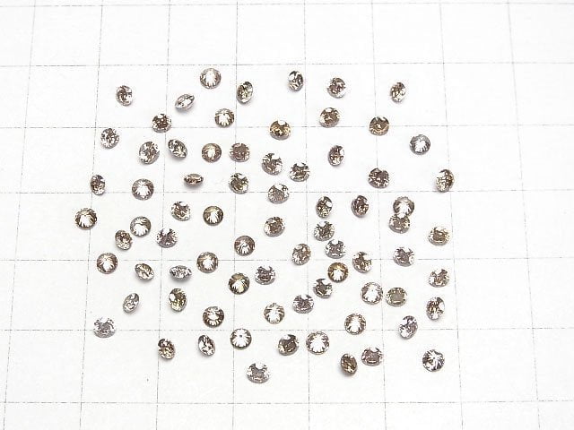 [Video] Brown Diamond Round Faceted 3x3mm 1pc