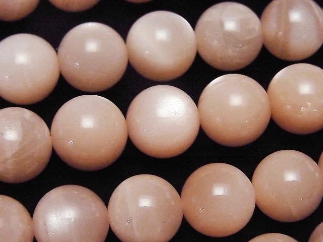 [Video] Orange Moonstone AA++ Round 12mm half or 1strand beads (aprx.15inch/36cm)