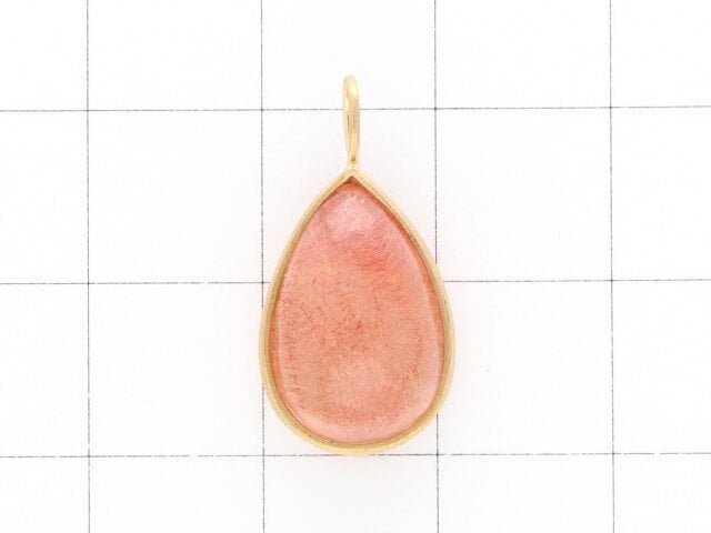 [Video] [One of a kind] Natural Strawberry Quartz AAA Pendant  18KGP NO.6