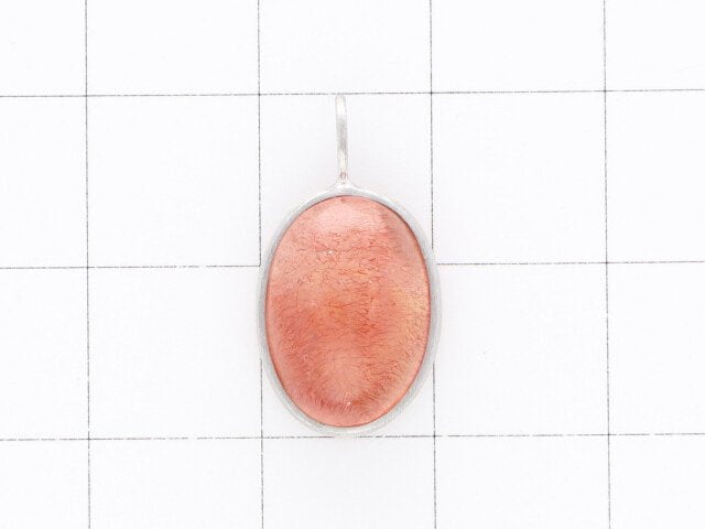 [Video] [One of a kind] Natural Strawberry Quartz AAA Pendant  Silver925  NO.15