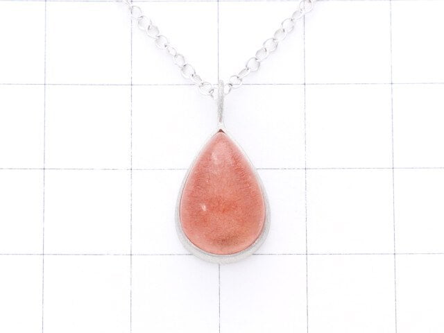 [Video] [One of a kind] Natural Strawberry Quartz AAA Pendant  Silver925  NO.17