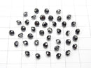 [Video] Black Diamond AAA Round Faceted 4x4mm 1pc $34.99!