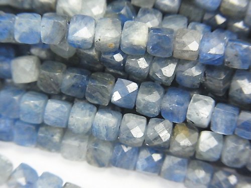 Cube, Kyanite Gemstone Beads