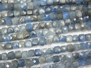 [Video] High Quality!  Kyanite AA Cube Shape 4x4x4mm half or 1strand beads (aprx.15inch/38cm)