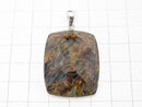 [Video] [One of a kind] High Quality Pietersite AAA Faceted Pendant Silver925 NO.45