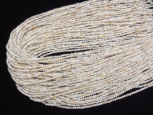 [Video]High Quality! Australian Precious Opal AA+ Faceted Round 2mm half or 1strand beads (aprx.15inch/38cm)