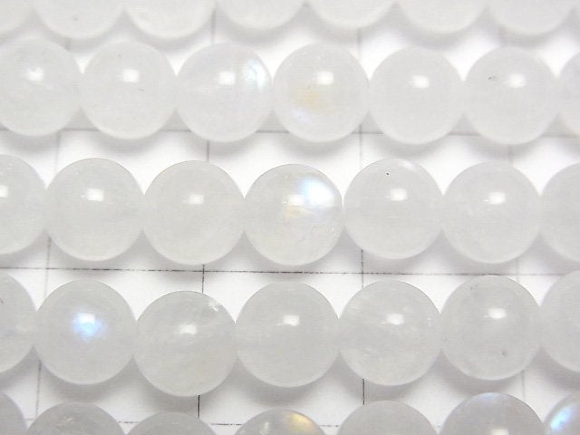 [Video]Rainbow Moonstone AA+ Round 6mm half or 1strand beads (aprx.15inch/37cm)