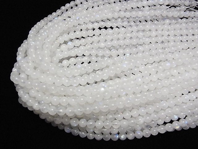 [Video]Rainbow Moonstone AA+ Round 6mm half or 1strand beads (aprx.15inch/37cm)