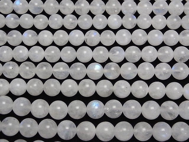 [Video]Rainbow Moonstone AA+ Round 8mm half or 1strand beads (aprx.15inch/37cm)