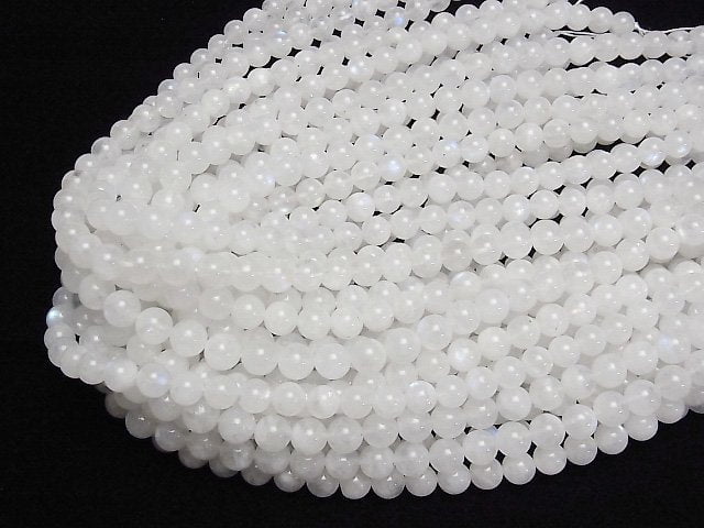 [Video]Rainbow Moonstone AA+ Round 8mm half or 1strand beads (aprx.15inch/37cm)