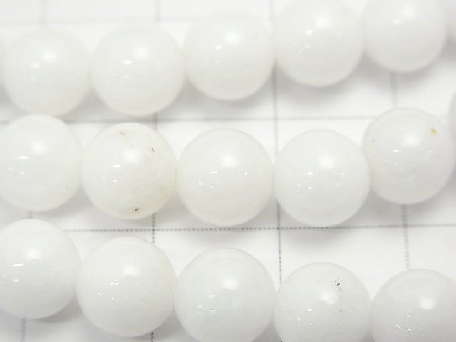 1strand $5.79! White Jade Round 7mm 1strand beads (aprx.15inch / 37cm)