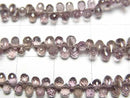 [Video]High Quality Color Change Garnet AAA Drop Faceted Briolette half or 1strand beads (aprx.7inch/18cm)