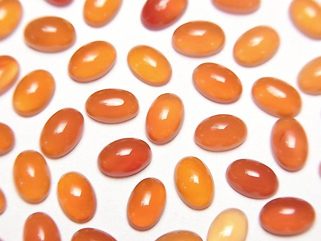 Cabochon, Carnelian Gemstone Beads